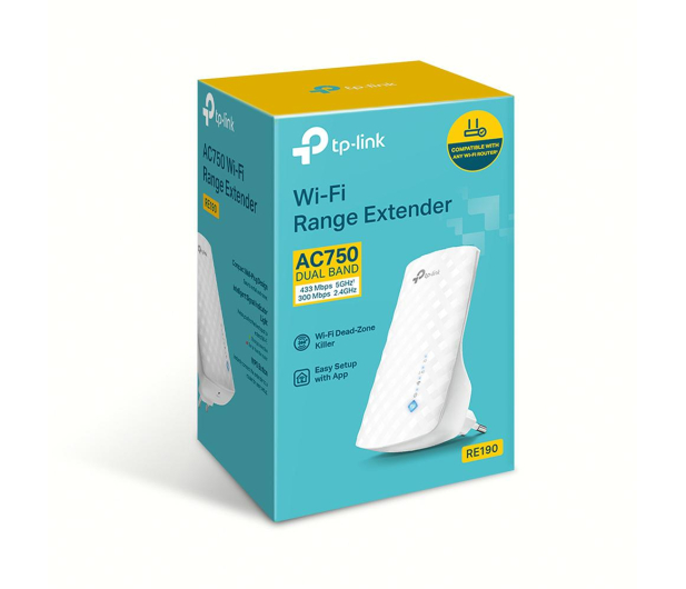TP-Link RE190 (802.11a/b/g/n/ac 750Mb/s) plug repeater - 561840 - zdjęcie 4